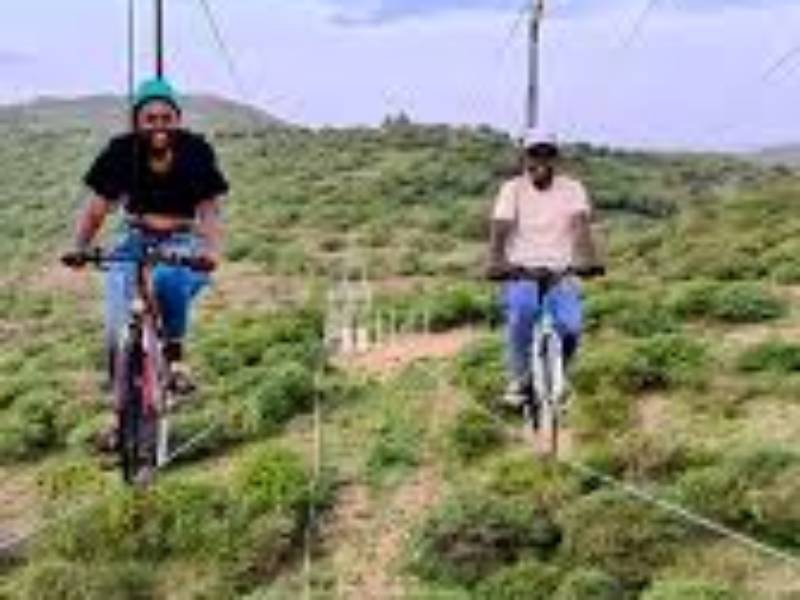 Sky Biking at Sironka Valley Resort Kajiado with Baecation Adventures