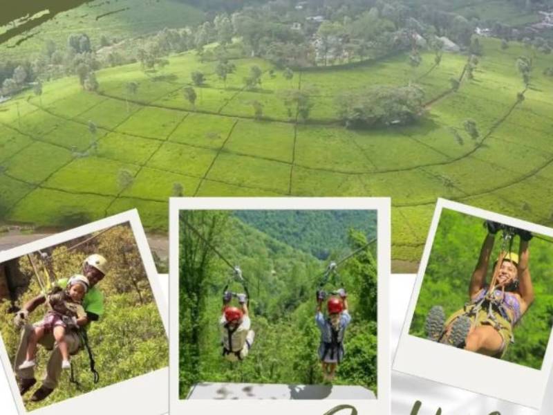 Ziplining at Twin Rivers Resort Tigoni With Baecation Adventures