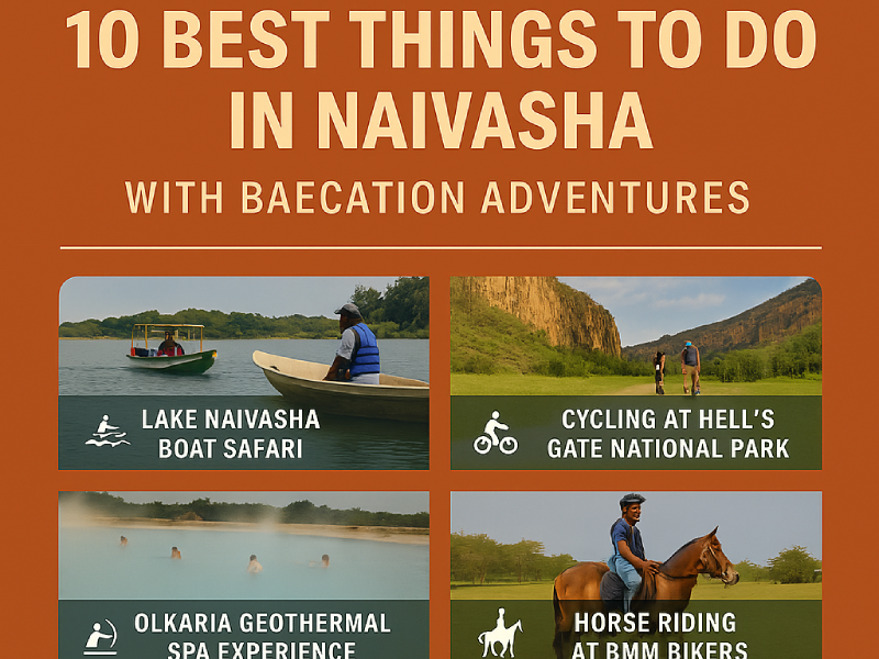 10 Best Things to Do in Naivasha with Baecation Adventures