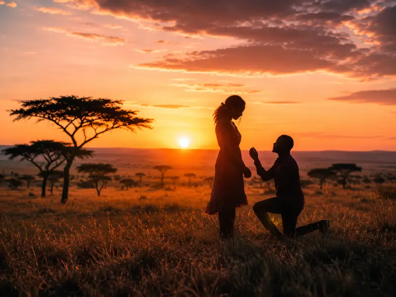 Budget Proposal Ideas in Kenya - Romantic Proposals - Baecation Adventures
