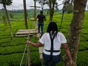 Couples High Ropes at Twin Rivers Resort Tigoni Experience with Baecation Adventures