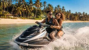 diani beach romantic activities jet-ski for couples