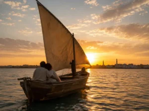 Budget honeymoon Lamu – flying, Swahili Old Town guesthouse, sunset dhow sail, Shela Beach _ 4 days 3 nights