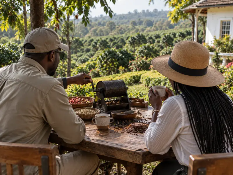 Karunguru Coffee Estate Tour, Kiambu, Baecation Adventures