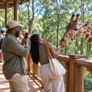 What to do in Nairobi as Couples, Giraffe Centre, Baecation